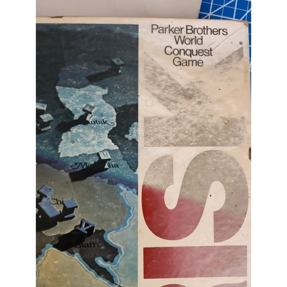 Vintage 1975 Board Game Risk Parker Brothers Complete